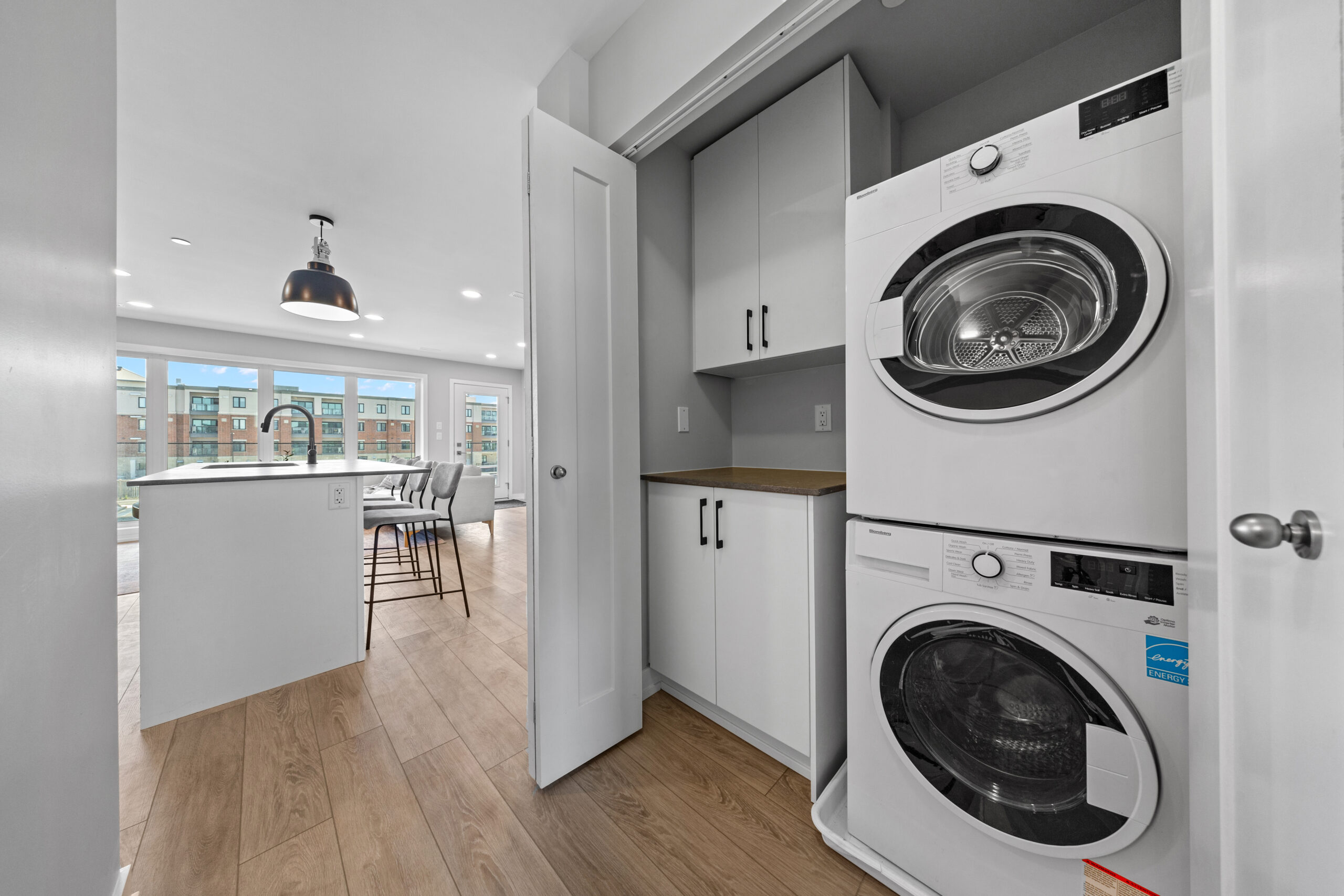 Laundry area with washer and dryer