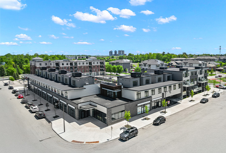 Exterior view of Barrhaven lofts