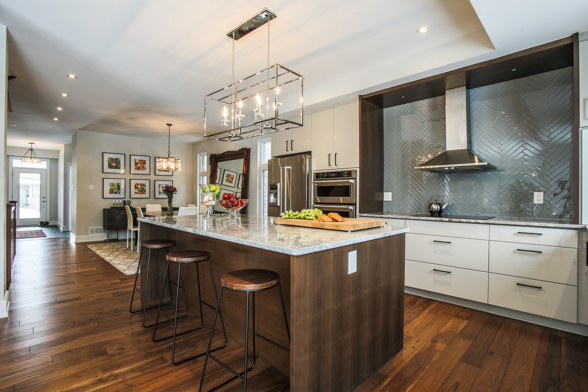 Finished living space in The Greyson by Campanale